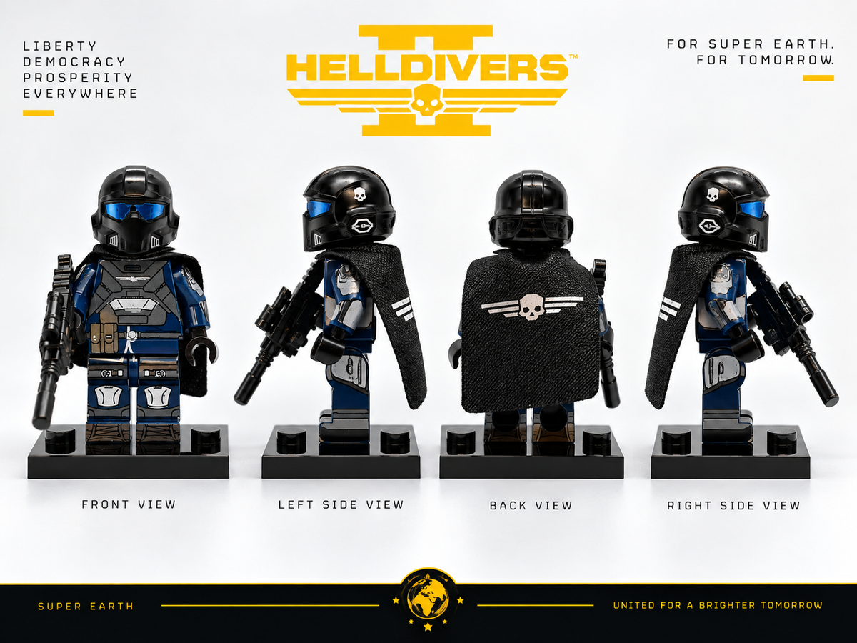 Helldivers - B-01 Tactical Minifigure